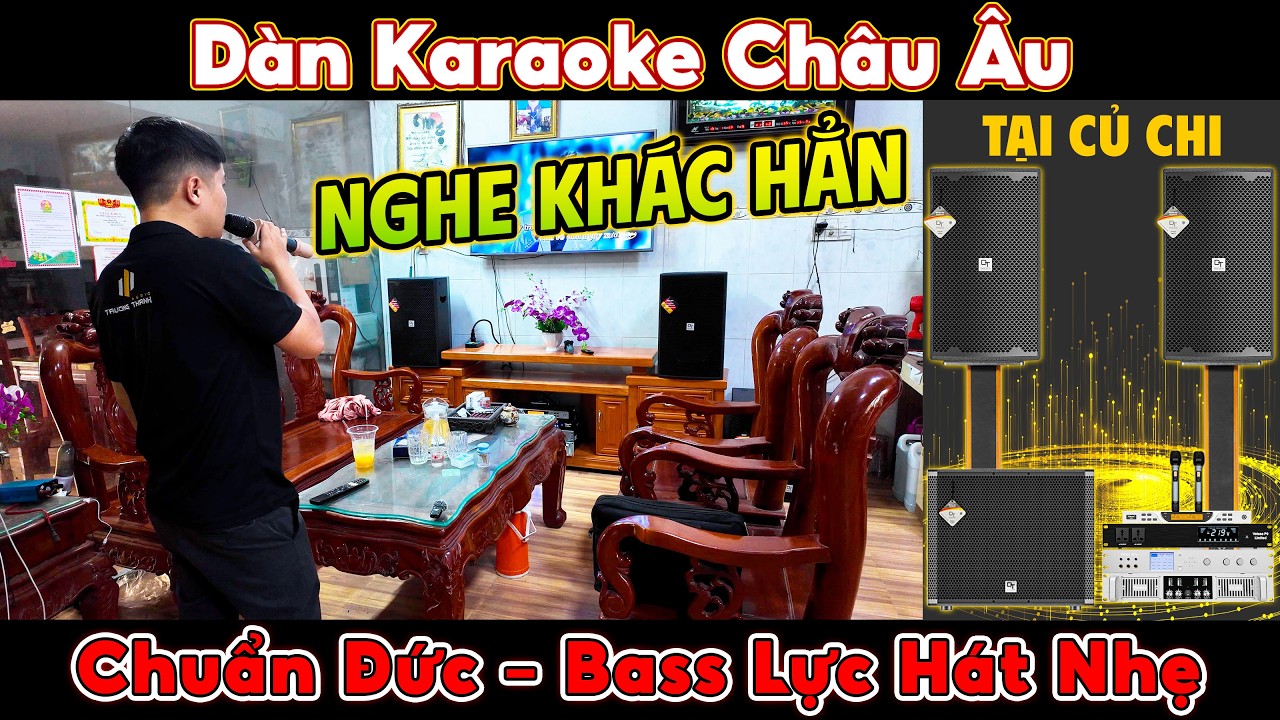 Nghe Khác Hẳn! Bộ Dàn Karaoke Gia Đình DT D2000 Tại Củ Chi | Chuẩn Đức – Bass Lực Hát Nhẹ