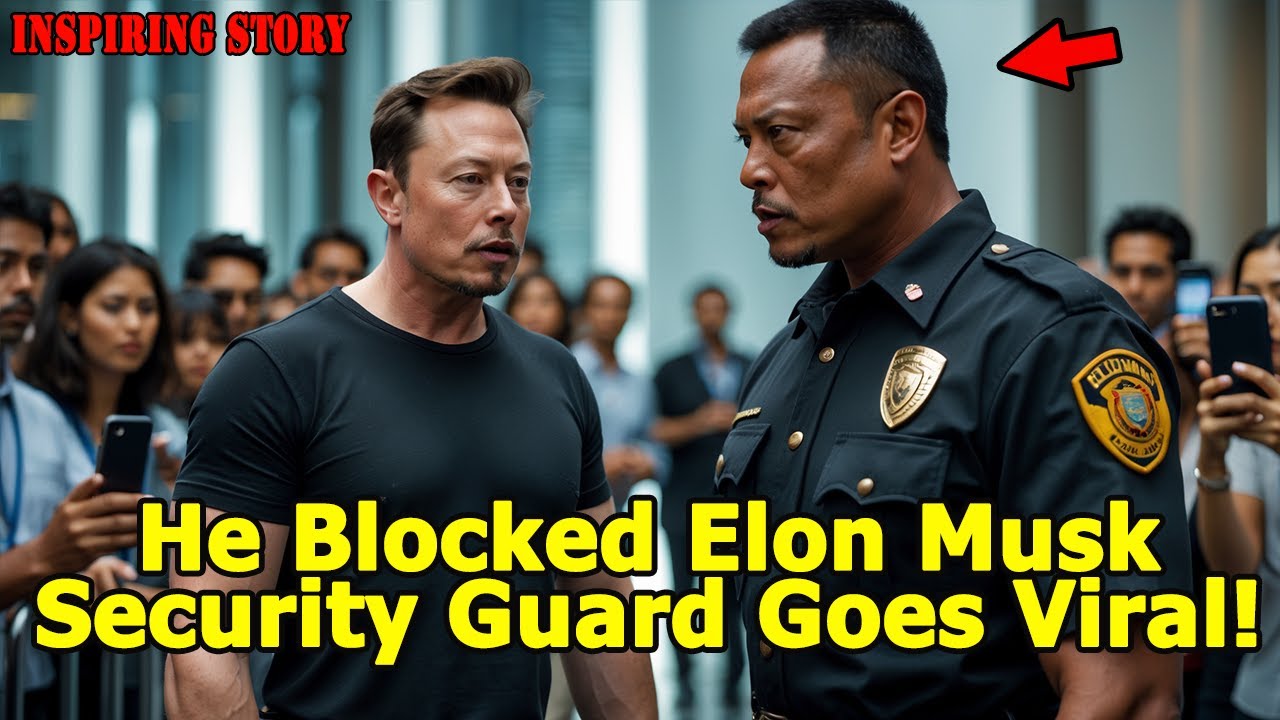 Security Guard Stops Elon Musk&mdash;What Follows Is an Inspiring Story That Shocked the Entire Nation!