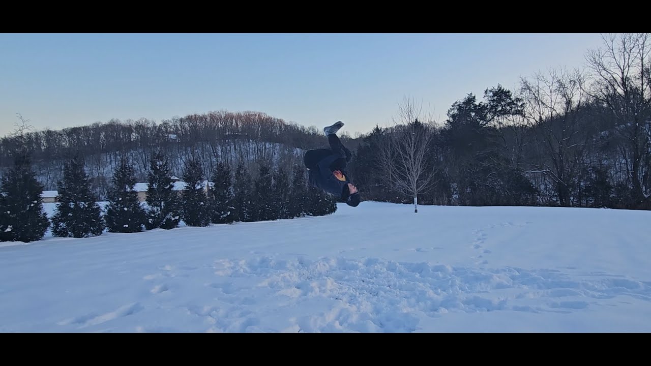 Training Flips in the Snow!