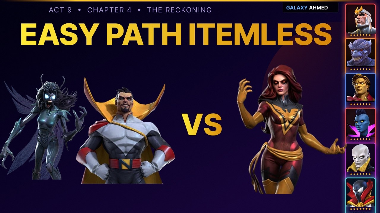 Act 9.4.4 Mystic/Science Path (NO ITEMS) | Nefaria & Shathra MVP