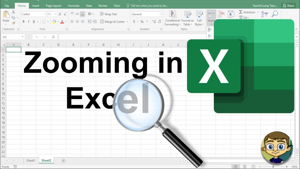 Увеличение и уменьшение масштаба в Excel