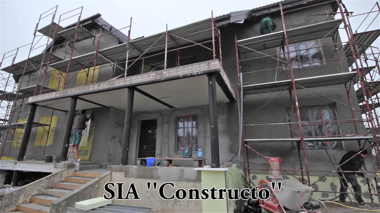 Insulating houses with ETICS system