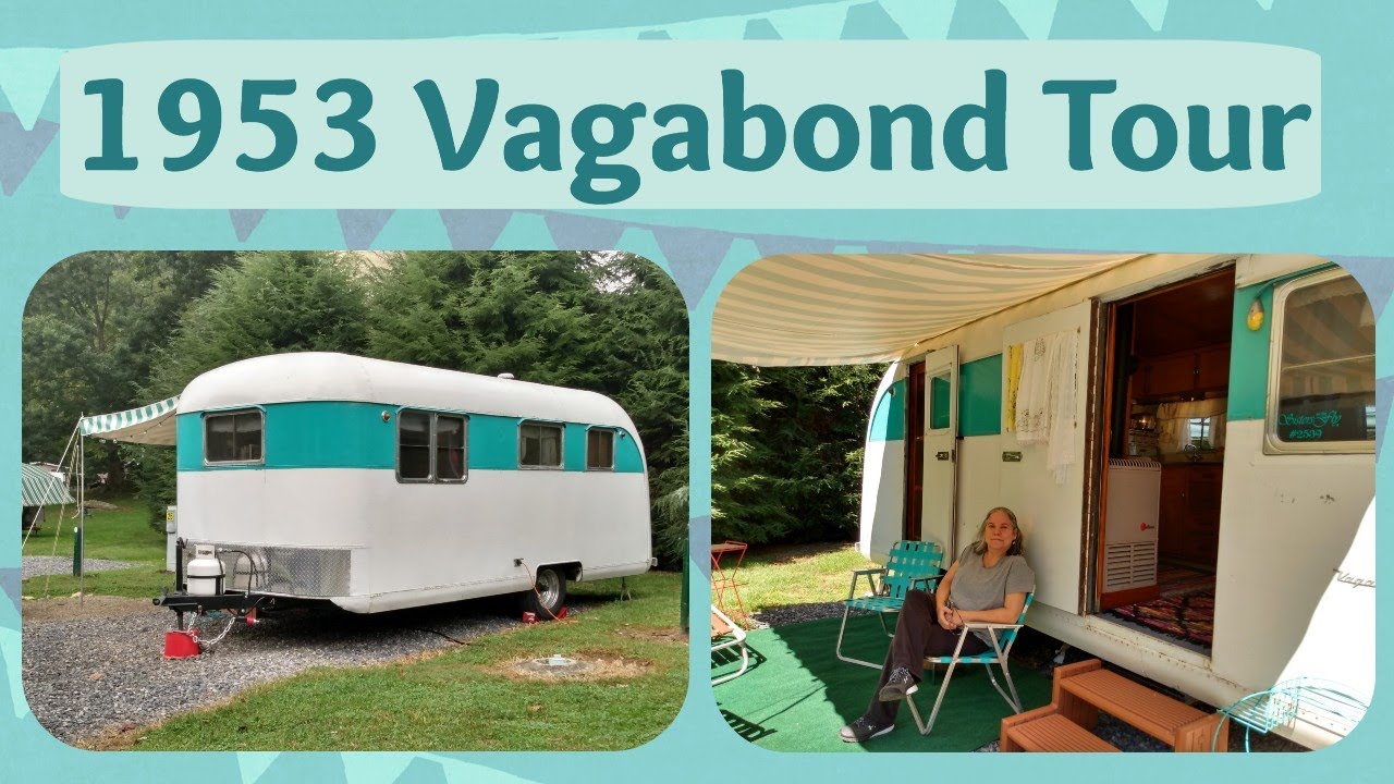 Туристический трейлер Vagabond Vintage Camper 1953 года