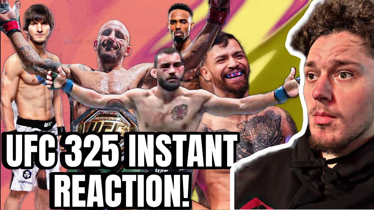 UFC 325 REACTION & BREAKDOWN! | VOLK REMAINS FEATHERWEIGHT KING!