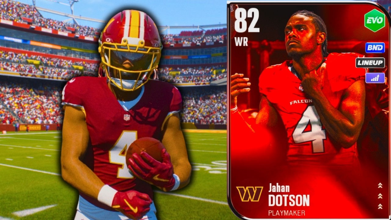 Джахан Дотсон просто БОМБА в тематической команде Commanders в Madden 27!