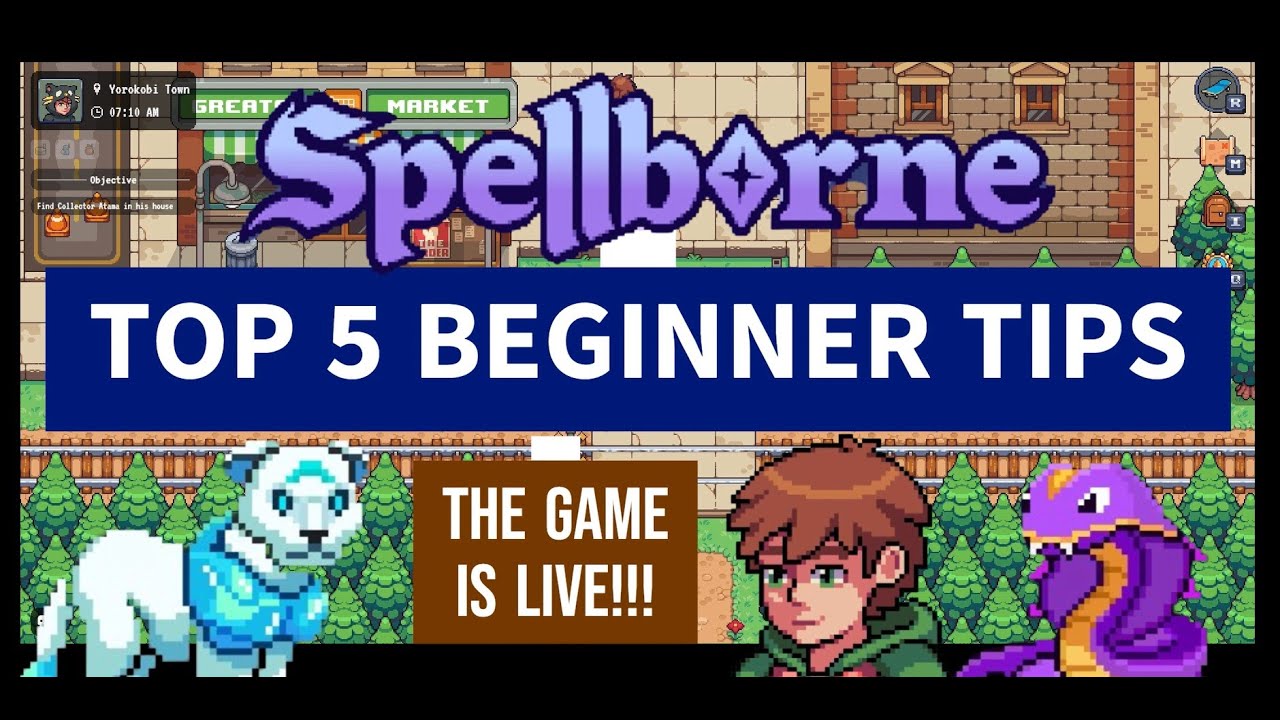 TOP 5 BEGINNER TIPS IN SPELLBORNE! 😎 THE GAME IS LIVE! #spellborne #surgetv
