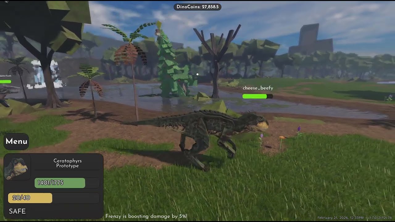 Jurassic Blocky gameplay