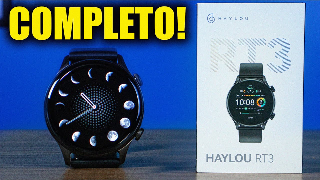O SMARTWATCH COMPLETO POR R$260, Haylou RT3