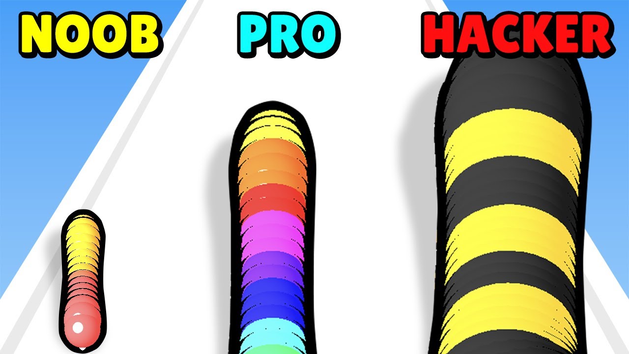 NOOB vs PRO vs HACKER in Gummy Worm Go!