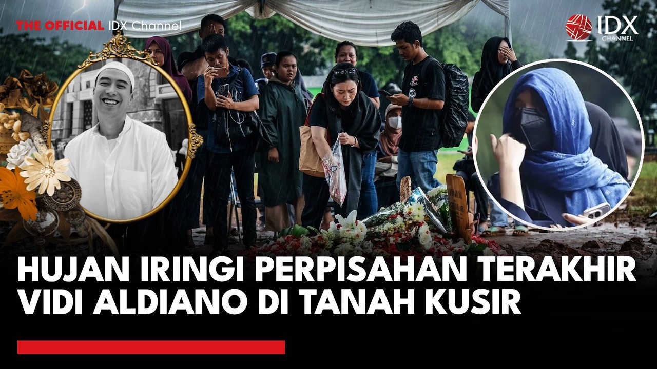 Hujan Iringi Perpisahan Terakhir Vidi Aldiano di Tanah Kusir | IDXC UPDATE