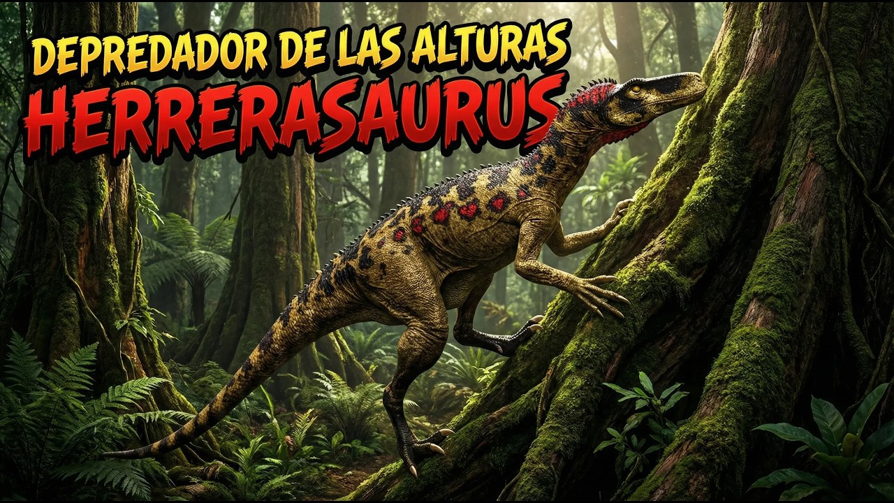 HERRERASAURUS un letal CAZADOR desde las GRANDES ALTURAS en THE ISLE // SALTA Y VUELA entre ARBOLES