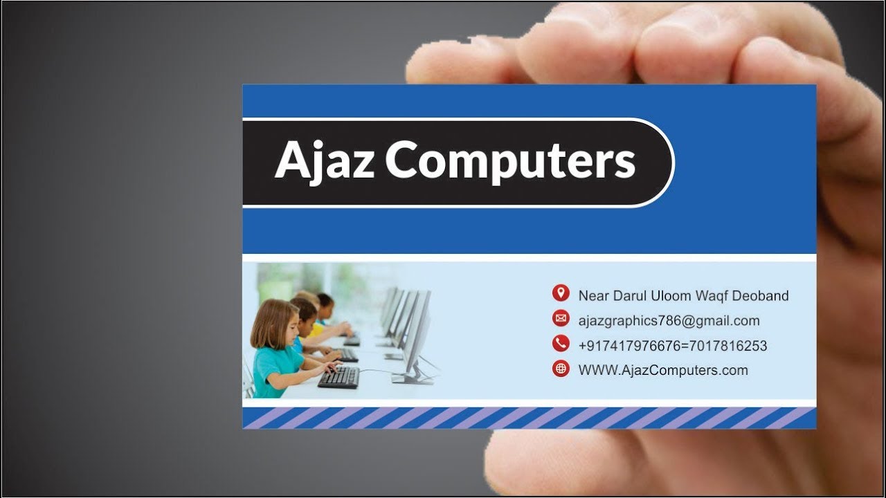 how to create visiting card and business card design in coreldraw