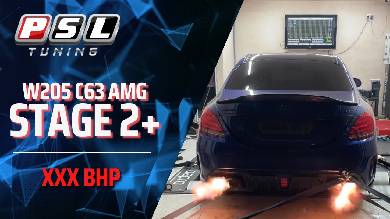 GOING STAGE 2+ ON MY MERC C63 AMG 🔥POPS, BANGS & FLAMES🔥
