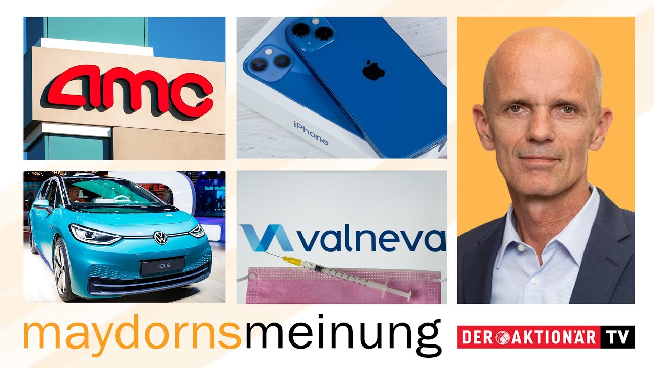 Maydorns Meinung: BioNTech, Valneva, AMC, Apple, JinkoSolar, Varta, Tesla, BYD, VW, BMW