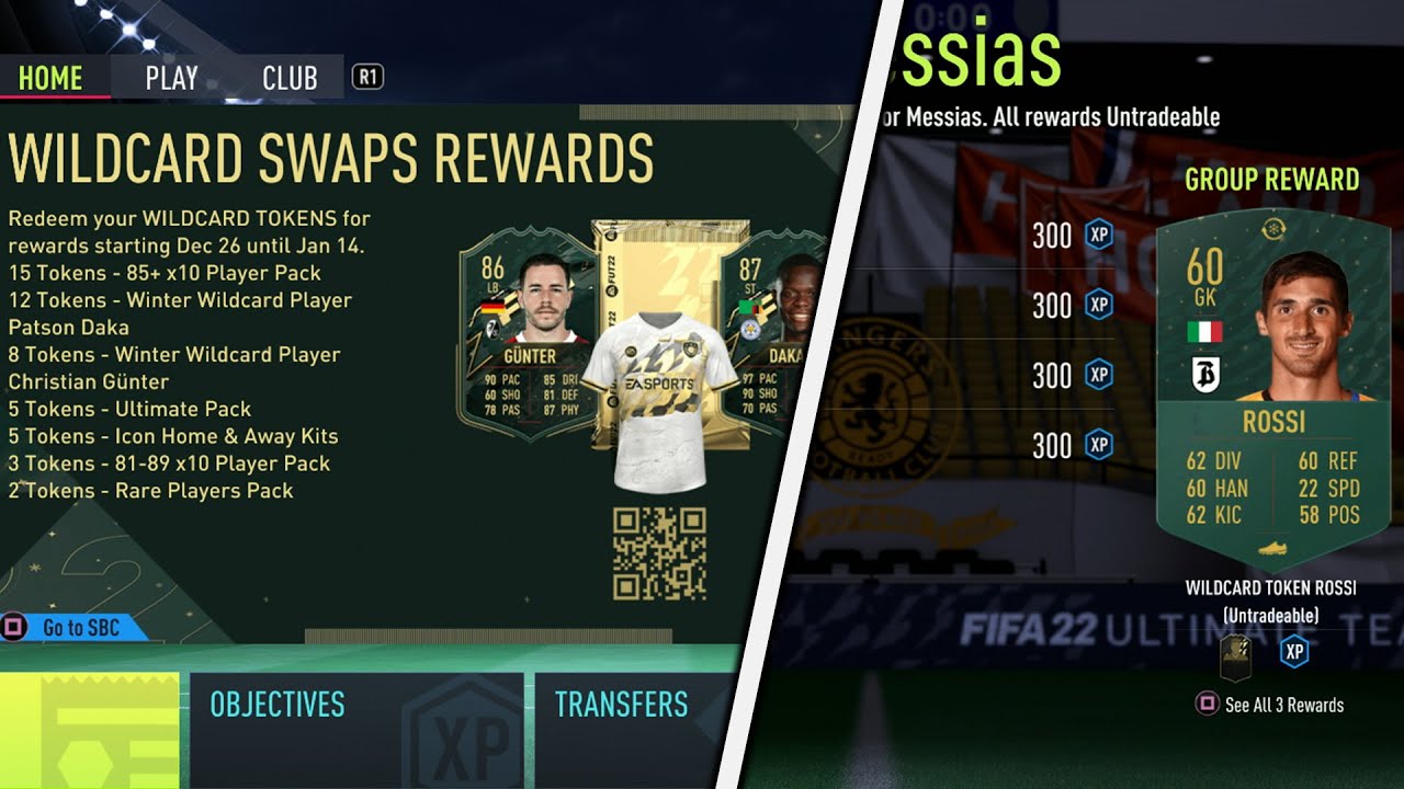 HOW TO CLAIM & USE WINTER WILDCARD SWAP TOKENS! #FIFA22 ULTIMATE TEAM