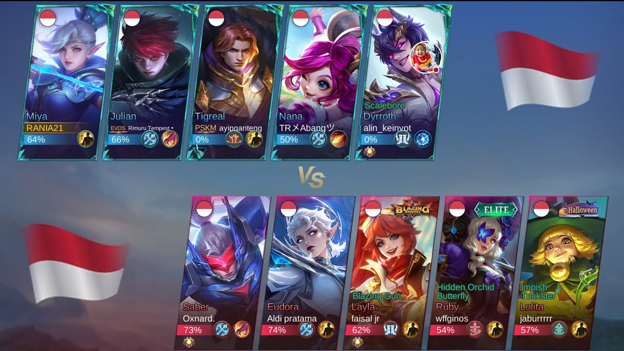 MABAR MALAM PUSH RANK MLBB #mlbb #pushrank #games #videos #youtube #yt #viral #mvp #booyah #rania