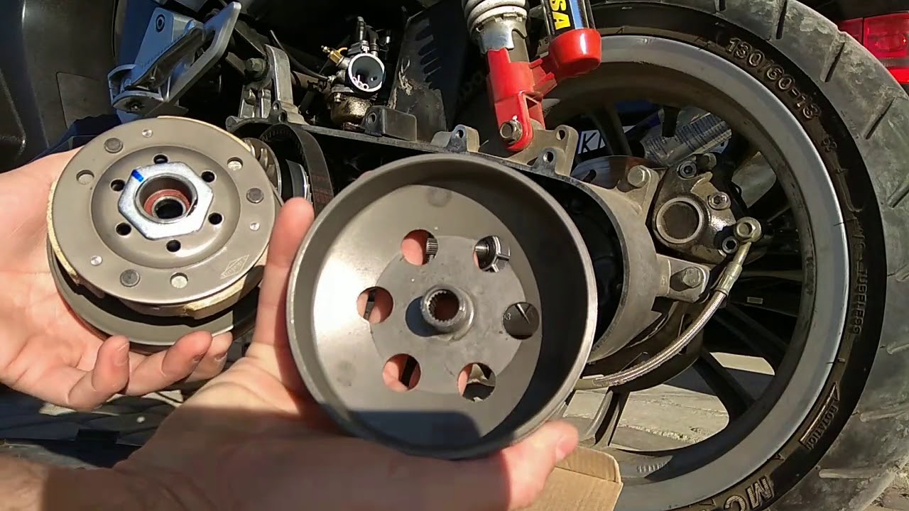 Wymiana sprzęgła, skuter Speedfight 3