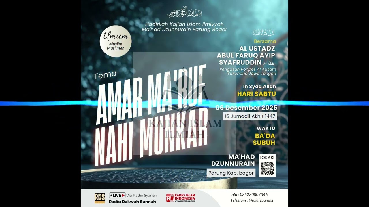 KAJIAN ISLAM ILMIAH | TANYA JAWAB | USTADZ AYIP SYAFRUDDIN