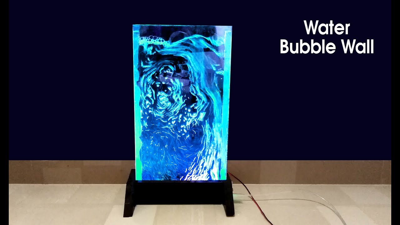Make A Beautiful Bubble Wall at Your Home | Water Fountain | Craft Village
