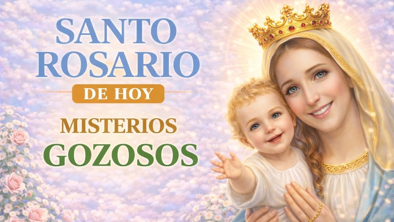 EL SANTO ROSARIO DE HOY SÁBADO 14 DE FEBRERO 2026 - MISTERIOS GOZOSOS