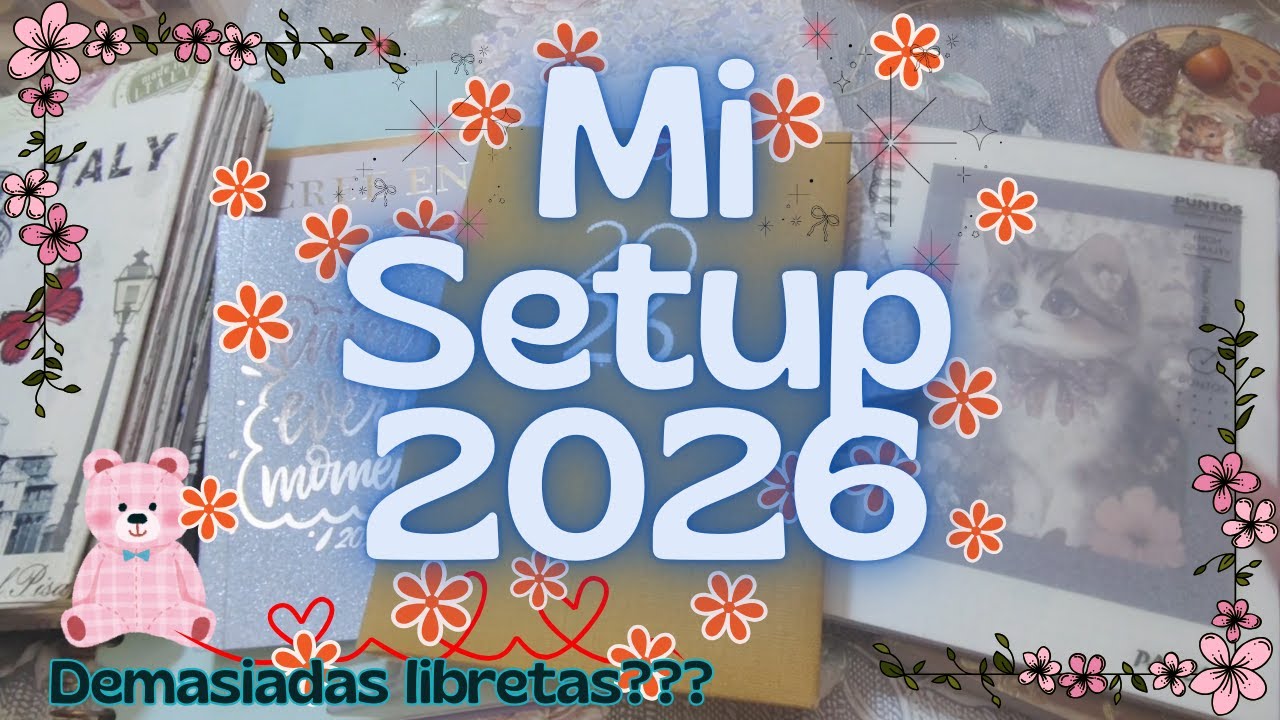 Configuración 2026: Agendas📖, cuadernos✏️ y Journaling ✍️ #papeleriabonita #organization