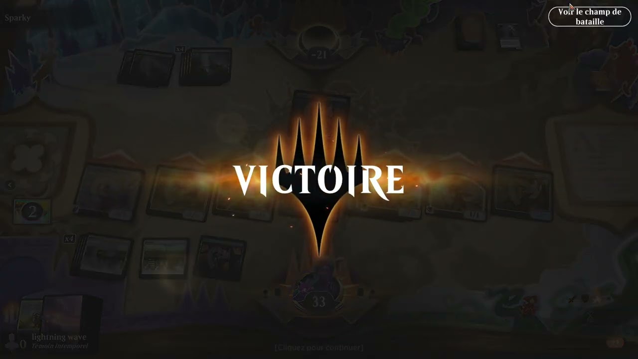 MTG Arena deck chats pur contre sparky (8)