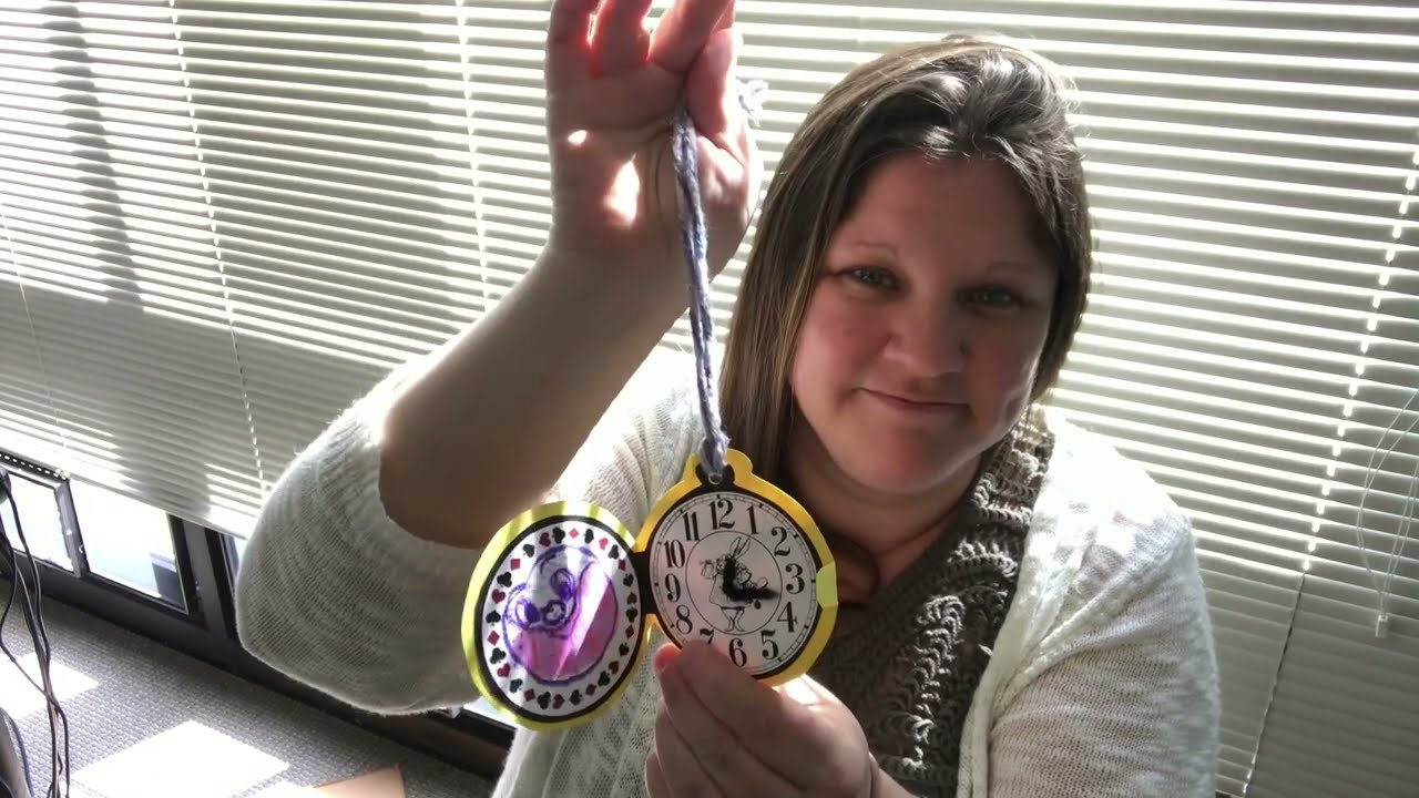 DIY Children's Craft Rabbit's Pocket Watch