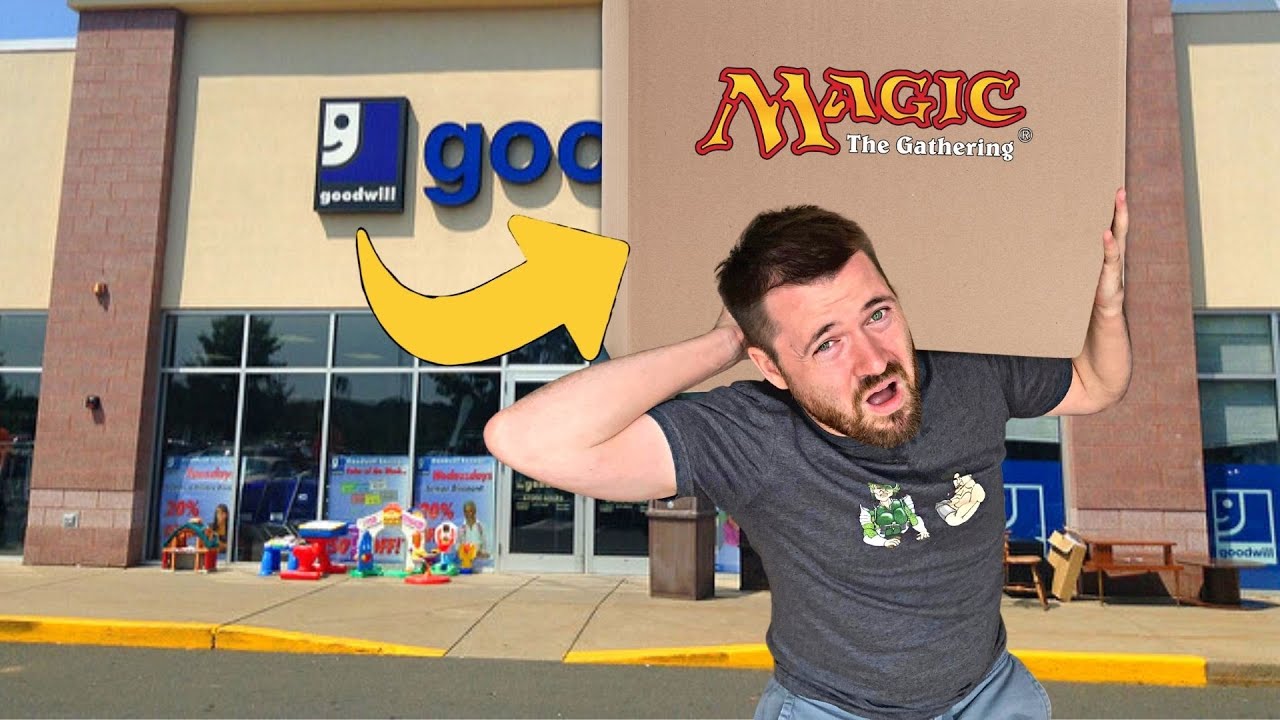 I Won a 9 Pound Goodwill Auction And Was Never Expecting This! MTG RANDOM BUY