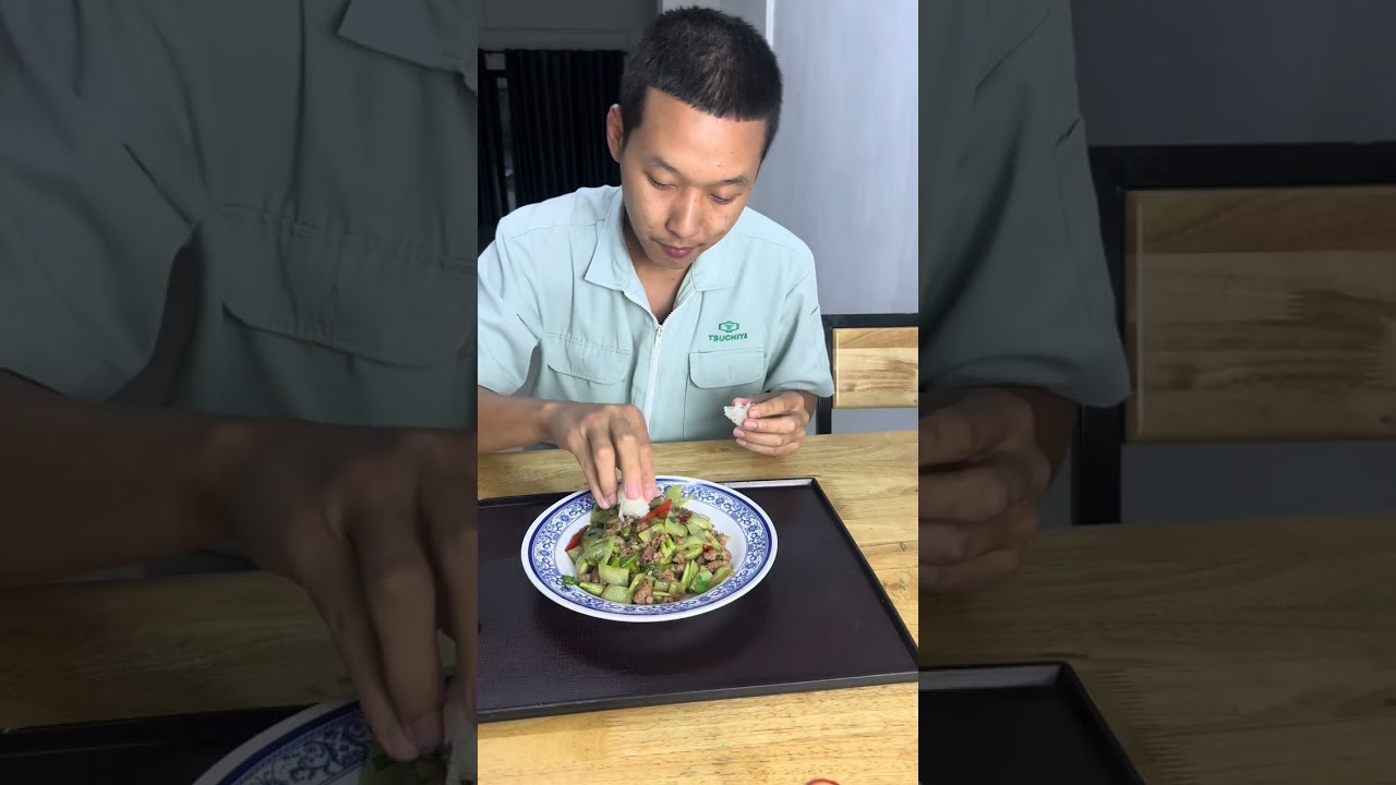 ผัดมะแปบใส่หมูบด