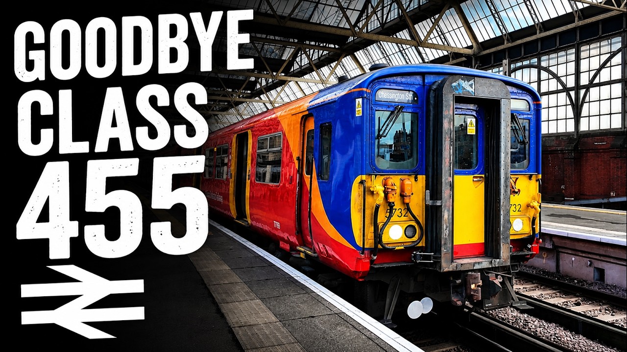 LAST DAYS of the Class 455 | Full Journey Waterloo ↔ Hampton Court