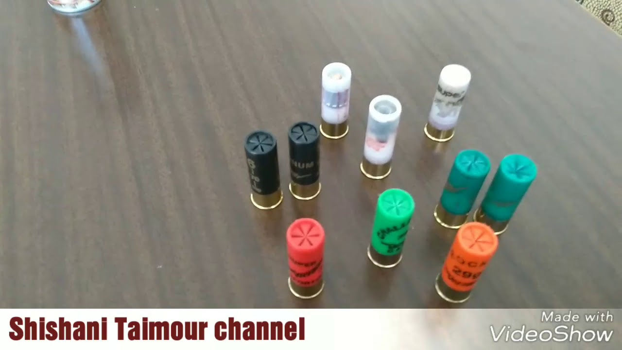 شرح بسيط عن طلق الخرطوش و عياره  قوته