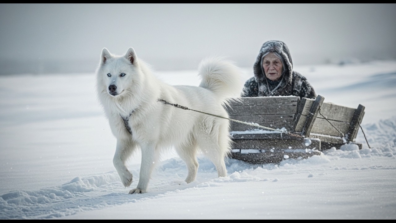 She Couldn’t Stand Up at−71°C in Siberia |The Bus Was Coming Then an Snow dog Saved Her in Yakutia