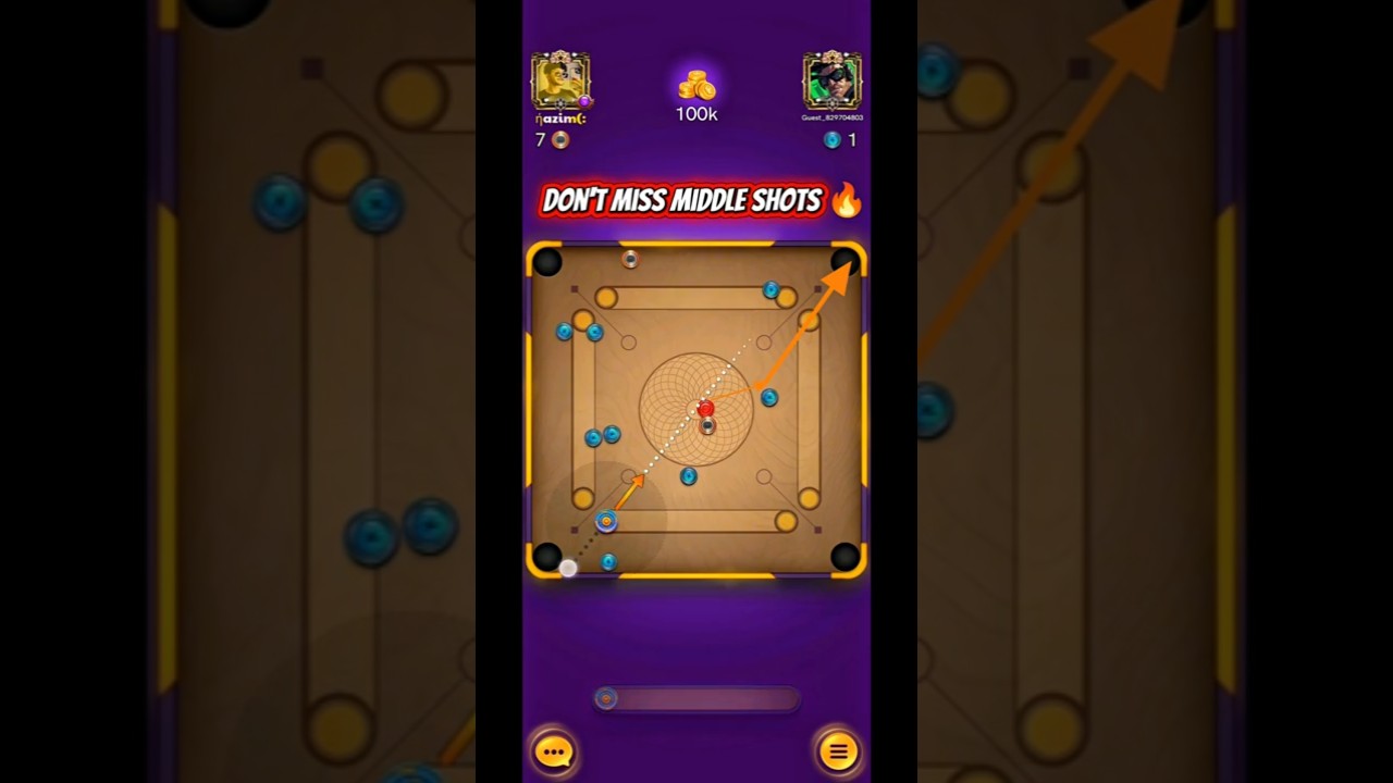 Carrom Pool Khatarnak Game Play 🔥😱  #shorts #shortvideo