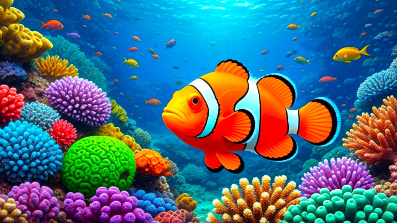 The Best 4K Aquarium - Dive Into The Mesmerizing Underwater Realm, Sea Jellyfish, Coral Reefs