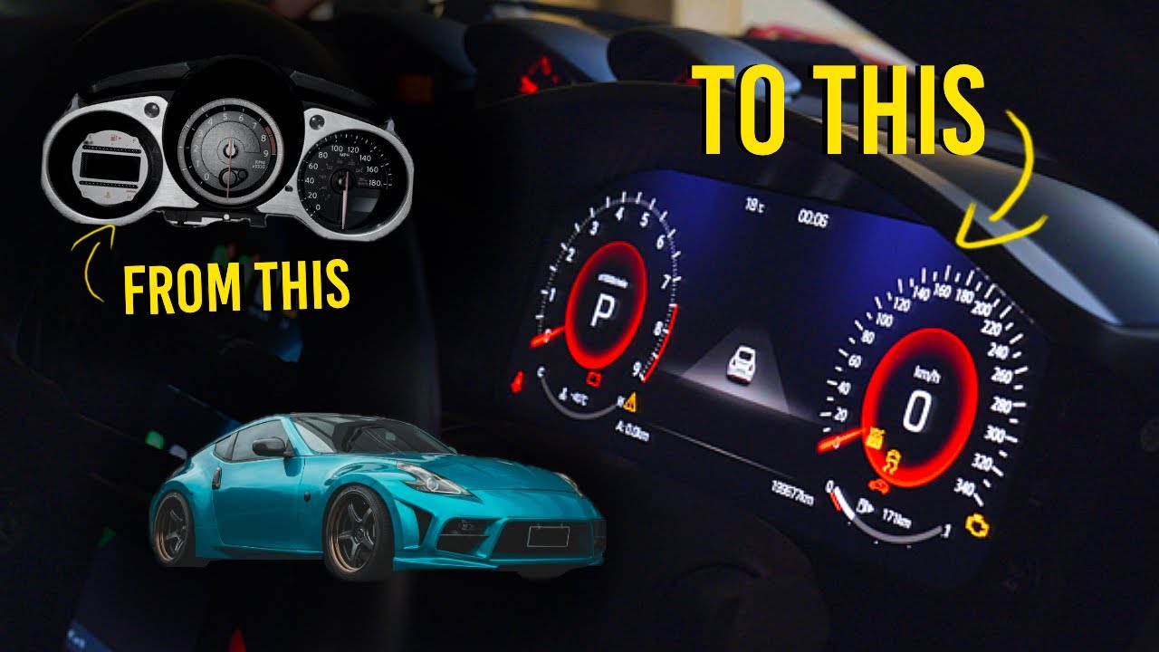 NEW Nissan 370z Digital Cluster Is FINALLY Here! HUGE UPGRADE!