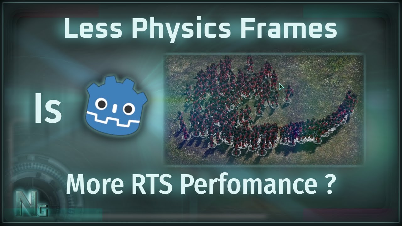 How to improve Godot Physics Perfomance? Here's an optmization trick - Making an RTS in Godot
