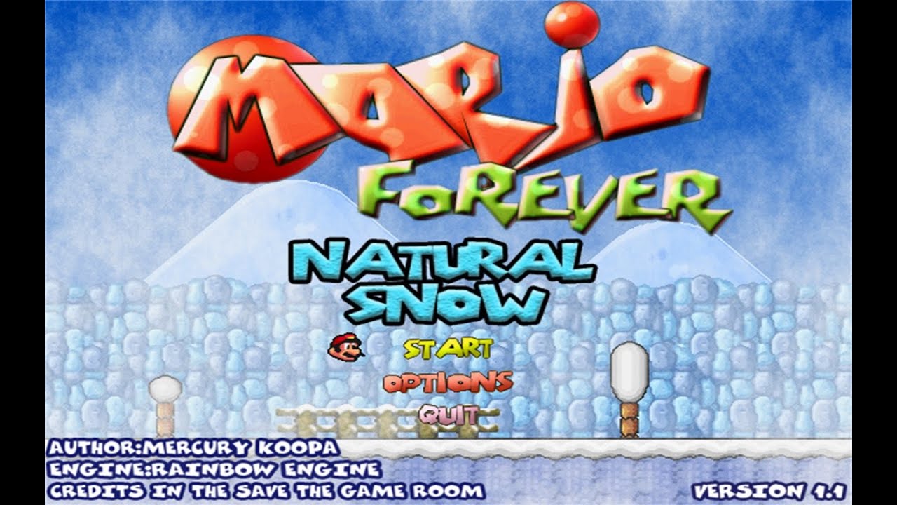Mario Forever Natural Snow By Mercury Koopa Release + Completed Video