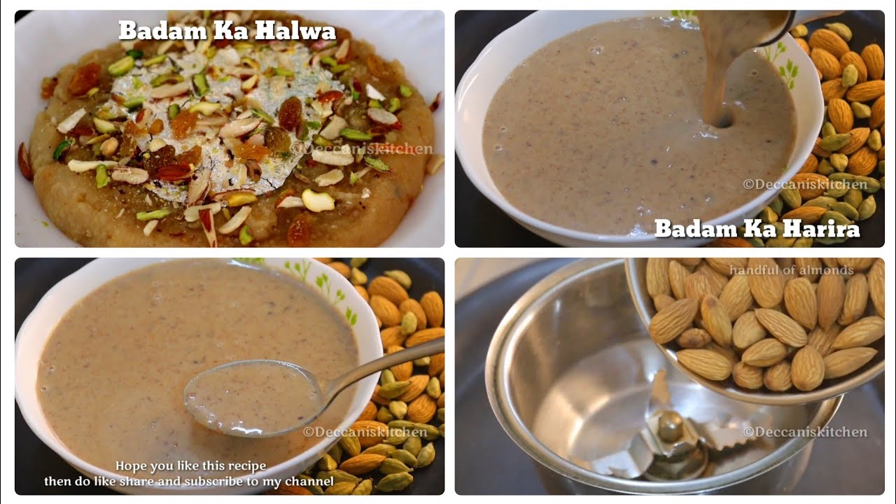 Здоровый зимний рецепт Badam Ka Halwa, рецепт для молодых мам и малышей Badam Ka Harira/Здоровый ...