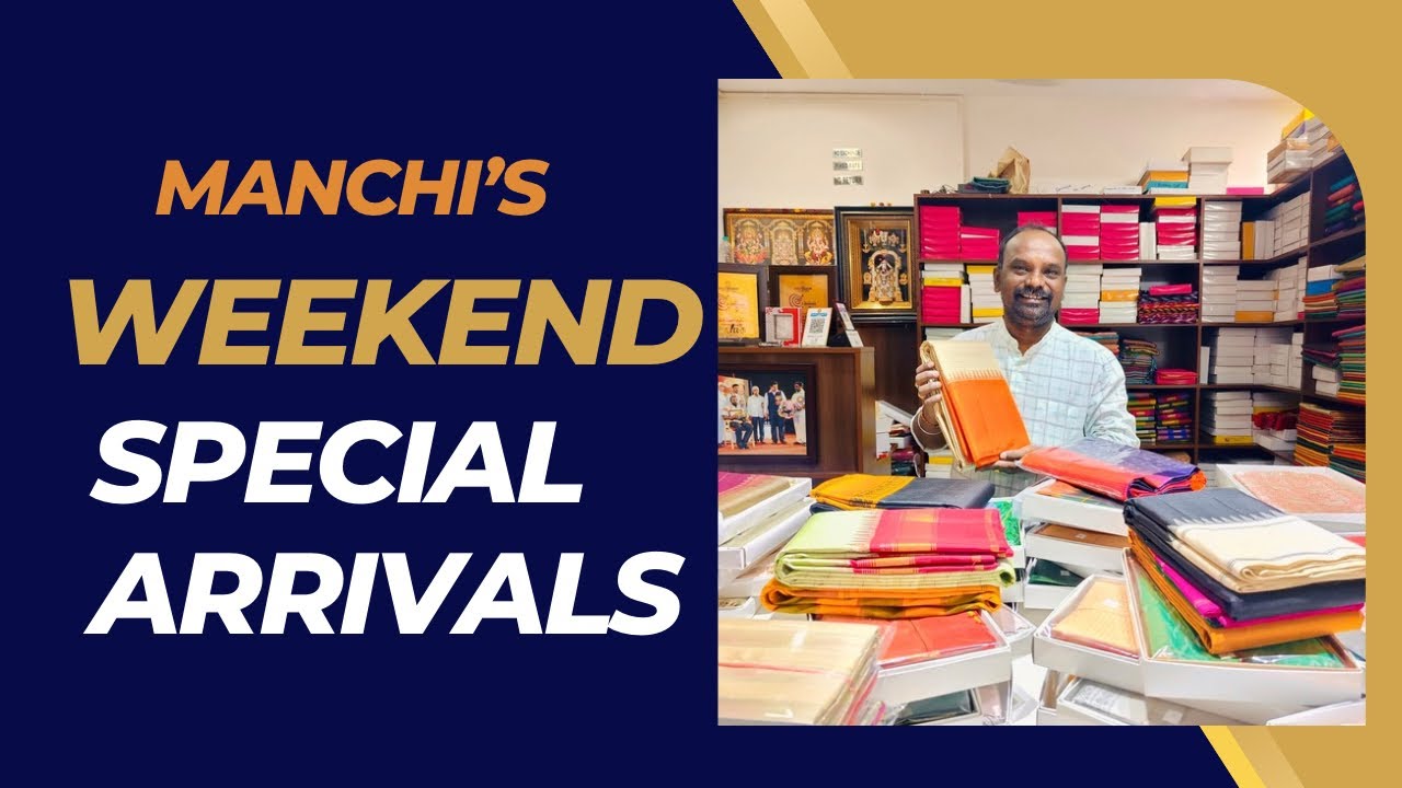 MANCHI’S Weekend Special Arrivals | ವೀಕೆಂಡ್‌ನ ಹೊಸ ಕಲೆಕ್ಷನ್ ನಮ್ಮ ಬೆಂಗಳೂರಿನ - ರಾಜಾಜಿನಗರ ಅಂಗಡಿಯಲ್ಲಿ