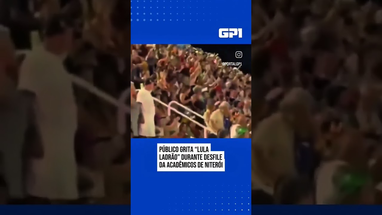 Lula ladr&atilde;o seu lugar &eacute; na pris&atilde;o grita p&uacute;blico na Acad&ecirc;micos de Niter&oacute;i