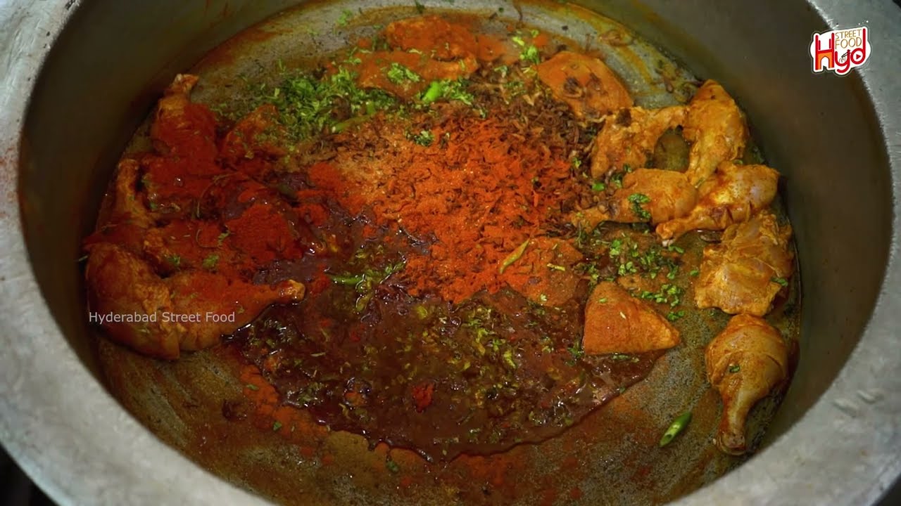 World Famous Hyderabadi Chicken Dum Biryani - Hyderabadi Dum Biryani Recipe