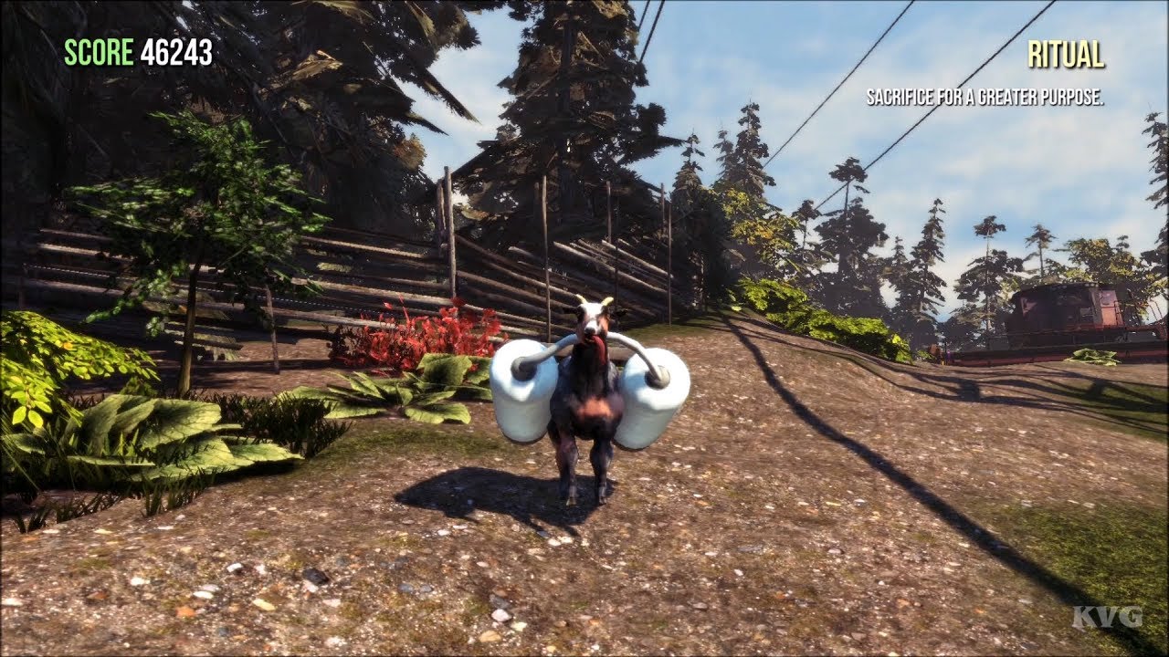 Goat Simulator Gameplay (PS4 HD) [1080p60FPS]