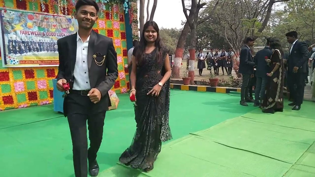 FAREWELL CLASS 12TH 2023-24 O. P.JINDAL HIGHER SECONDARY SCHOOL KUNJEMURA TAMNAR RAIGARH (C.G.)