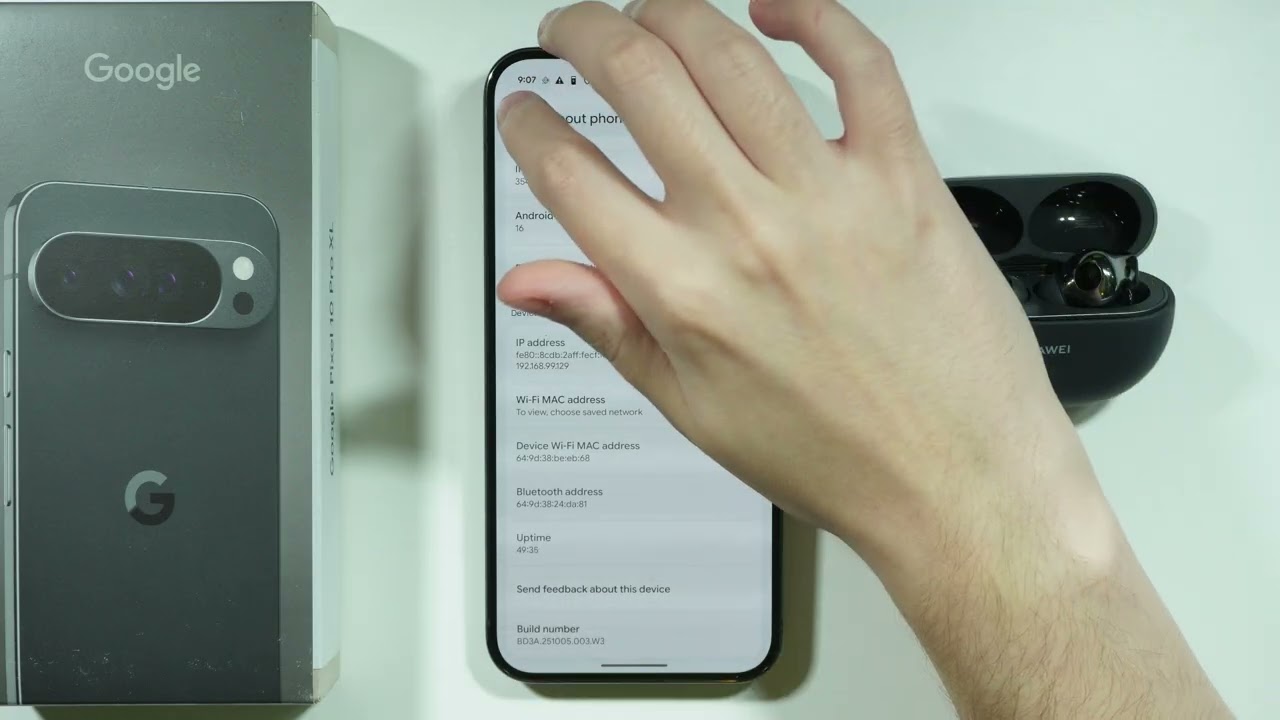 Google Pixel 10 Pro XL: как включить/выключить аудиокодек LDAC для Bluetooth