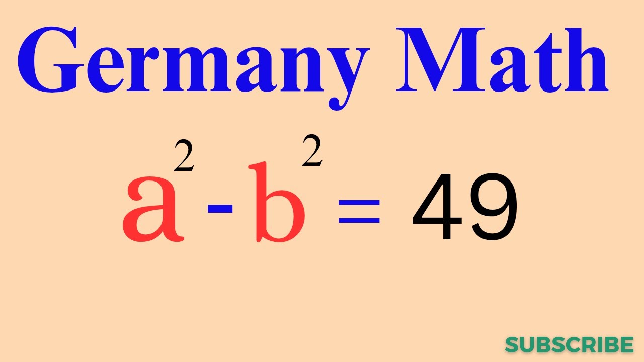 Germany : A Nice Math Olympiad Algebra Problem |