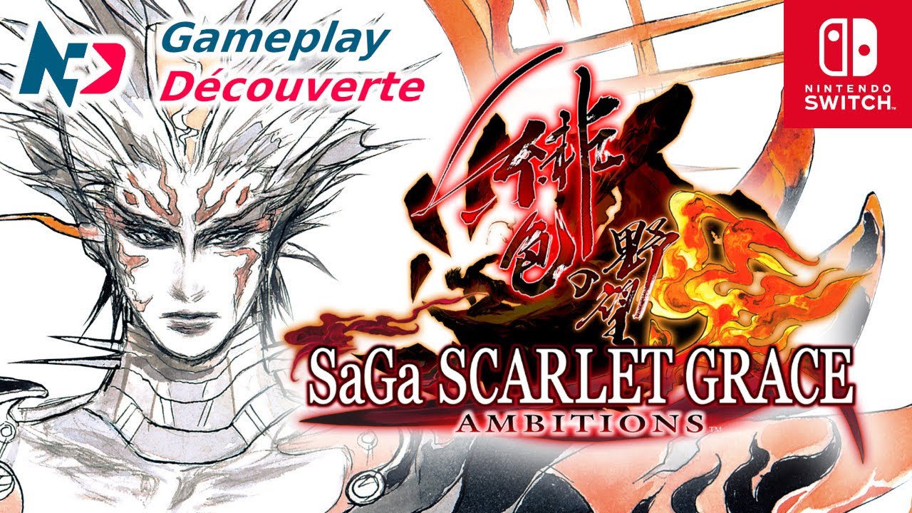 SaGa Scarlet Grace : Ambitions - Nintendo Switch Gameplay