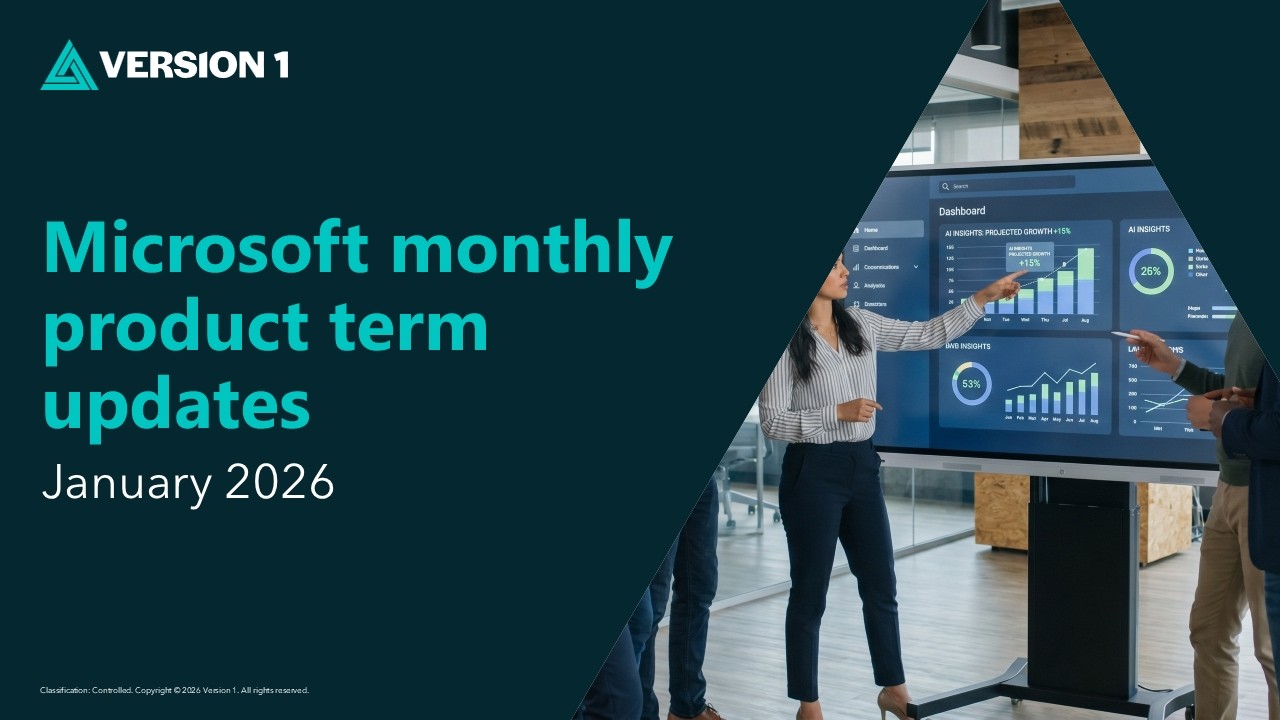 Microsoft monthly product terms update January 2026