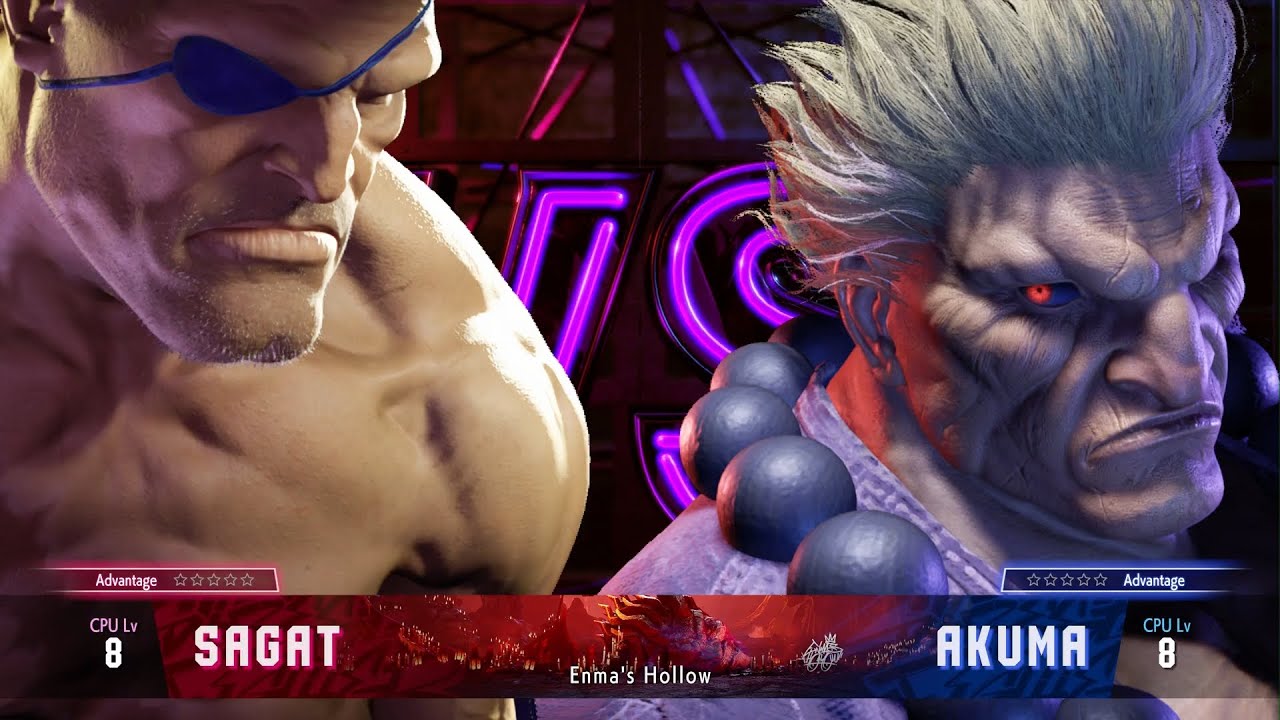Street Fighter 6 - Sagat 🐅 vs. Akuma 👹 (PS5)