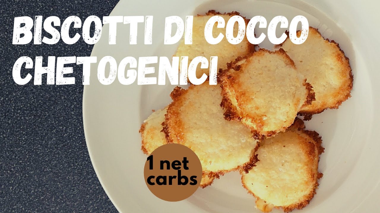 🥓🍓🥑 BISCOTTI DI COCCO CHETOGENICI BUONI E FACILI | BISCOTTI DI COCCO KETO BUONI E FACILI