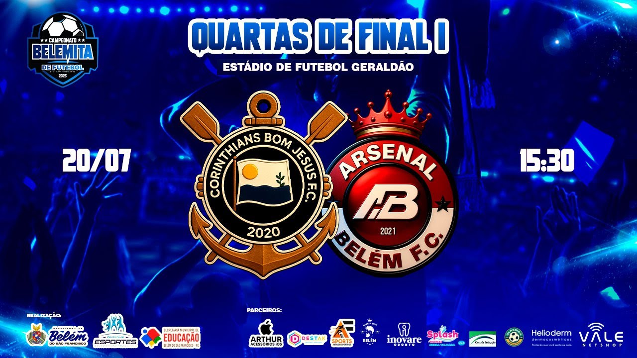 CAMPEONATO BELEMITA DE FUTEBOL- QUARTAS DE FINAL 2025